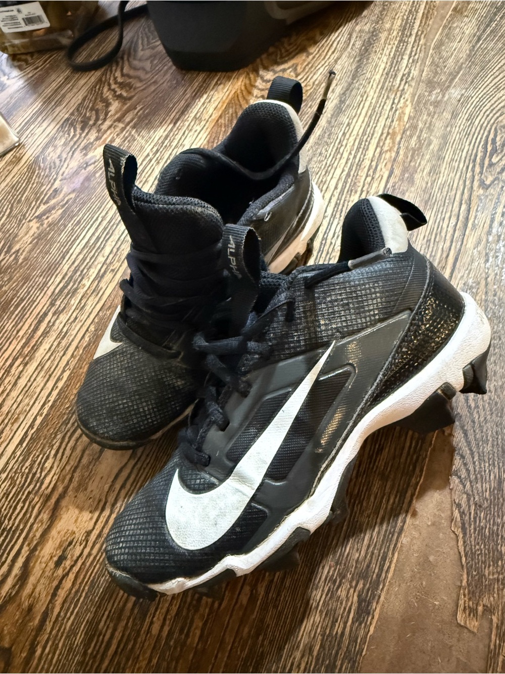 Nike Black and White Youth Athletic Shoes